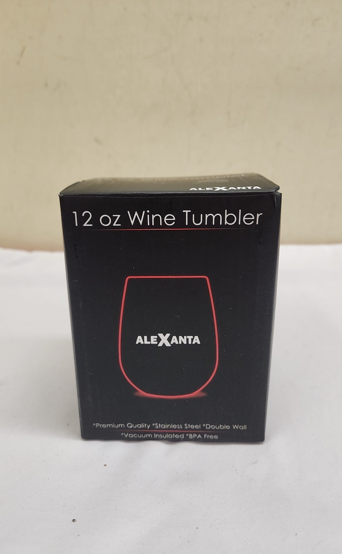 NIB 12oz Wine Tumbler To-go Mug