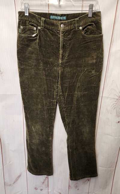 Lauren by Ralph Lauren Women's Size 4 Green Corduroy Pants