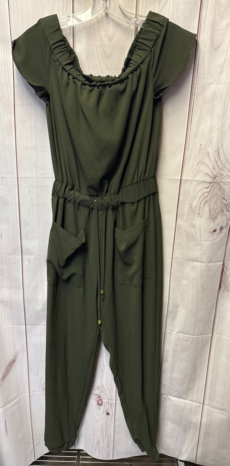 Michael Kors Women's Size XS Olive Green Jumpsuit