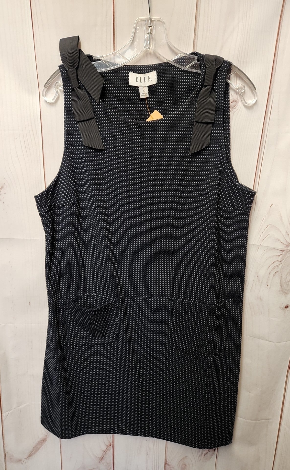 Elle Women's Size L Black Dress