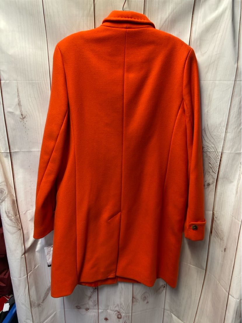 NWT Lauren by Ralph Lauren Women's Size 12 Orange Coat