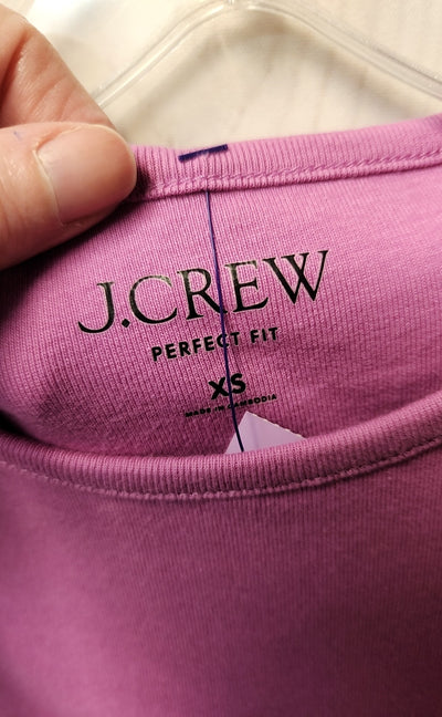 J Crew Women's Size XS Pink Short Sleeve Top