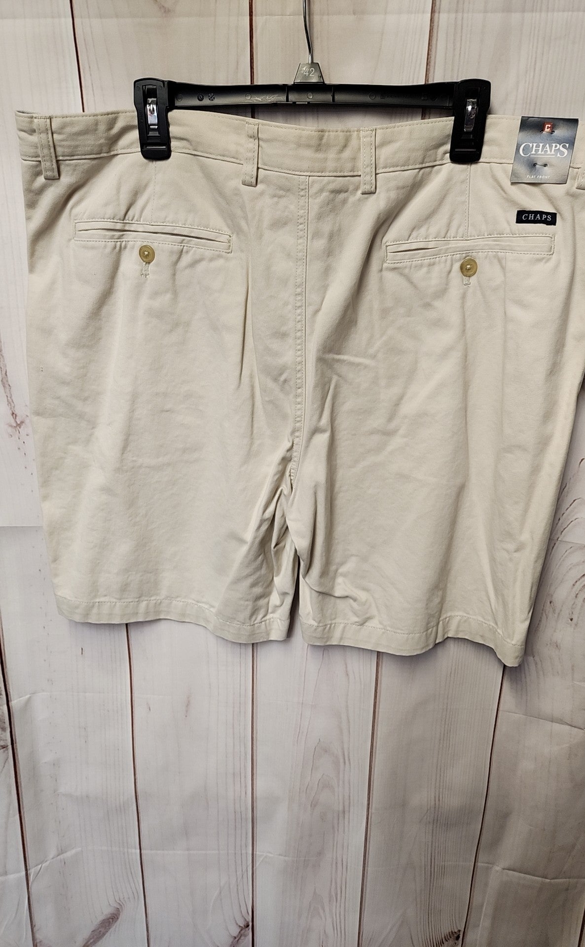 NWT Chaps Men's Size 42 Beige Shorts