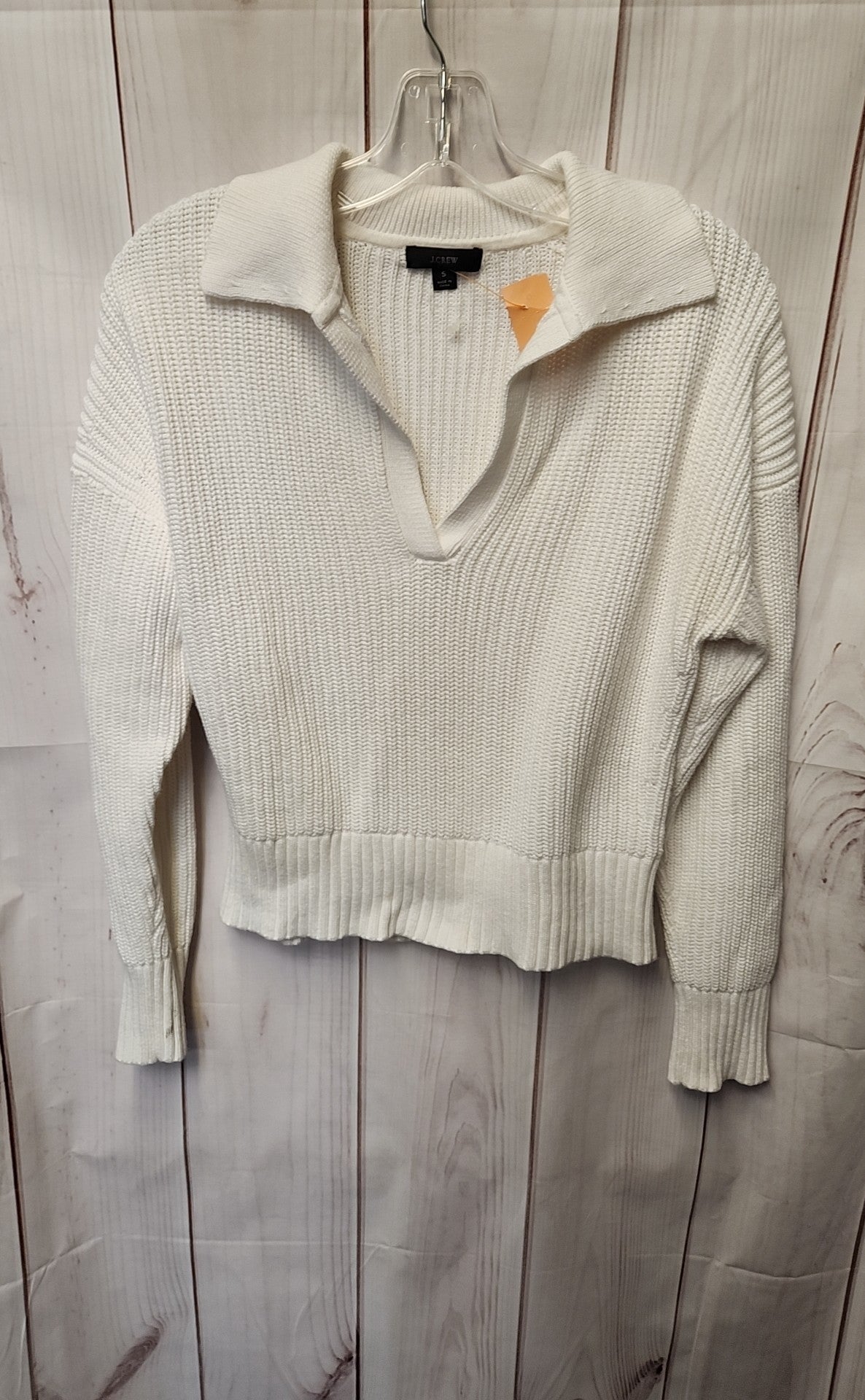 J Crew Women's Size S White Sweater