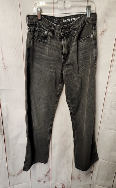 Gap Girl's Size 8 Black Jeans Low Stride