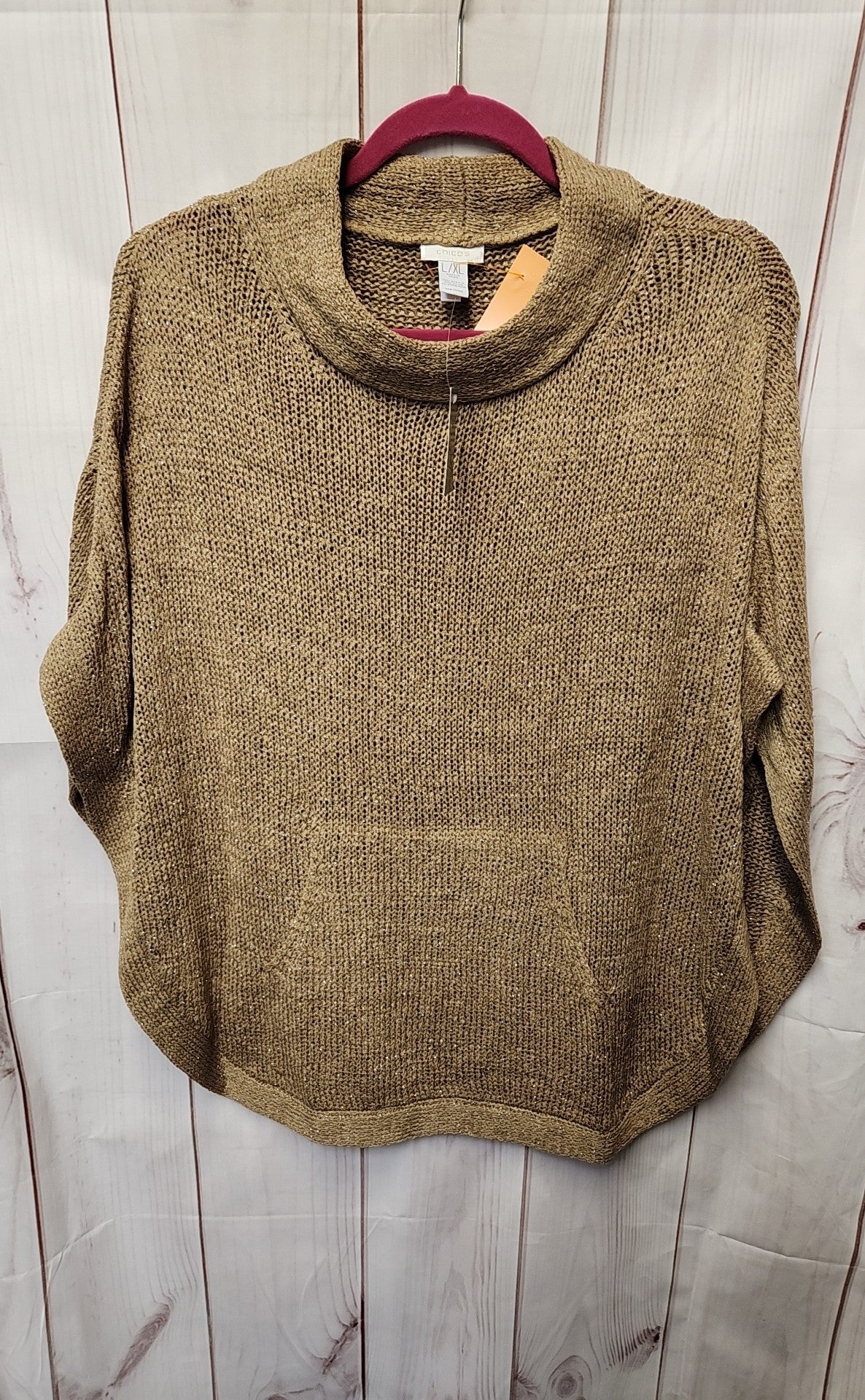 Chico's Women's Size L/XL Brown Sweater