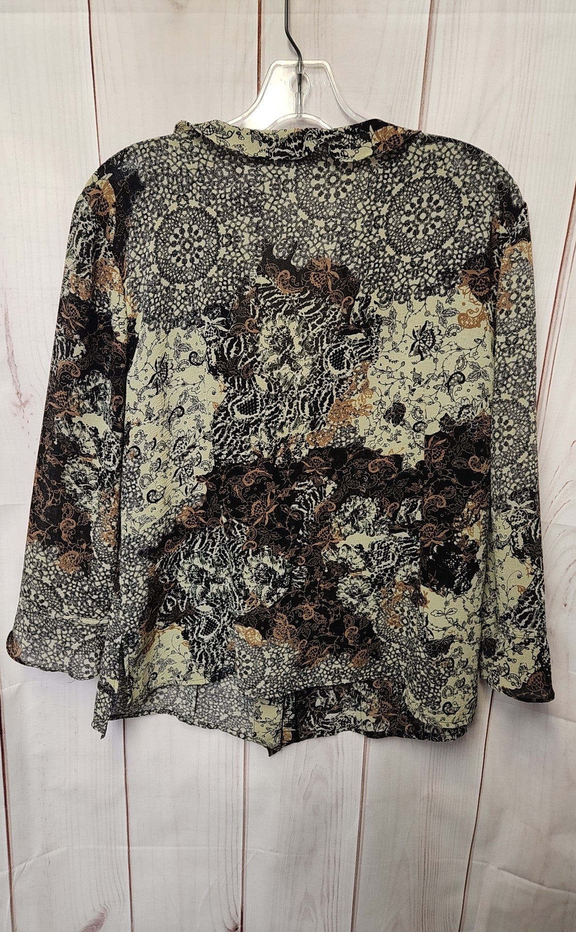 Emma James Women's Size 16 Brown Long Sleeve Top