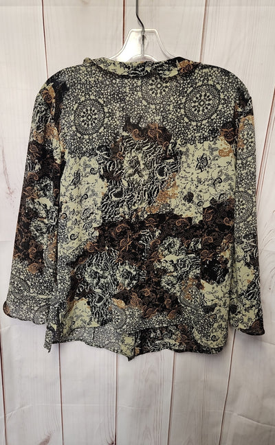 Emma James Women's Size 16 Brown Long Sleeve Top