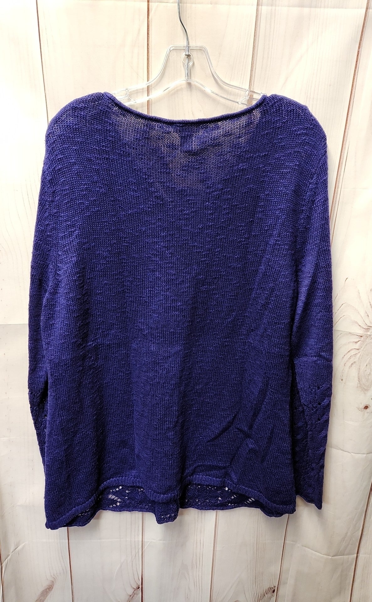 NWT Chico's Women's Size 3 = US XL Purple Sweater