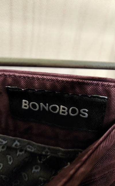 Bonobos Men's Size 32x32 Purple Pants