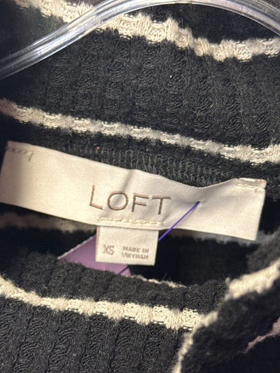 Loft Women's Size XS Black Long Sleeve Top