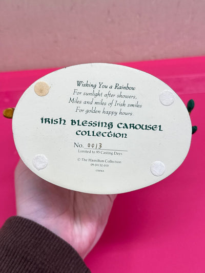 Hamilton Limited Collection Irish Blessing Carousel #0013 Horse Figurine
