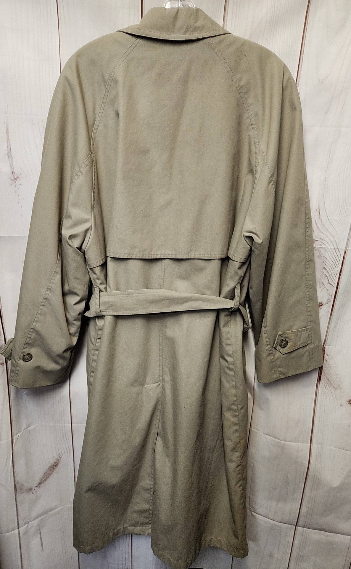 London Fog Men's Size 38 Short Beige Coat