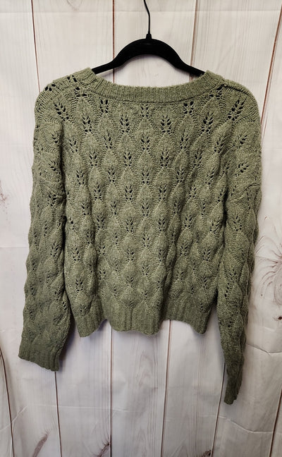 So Women's Size M Green Sweater