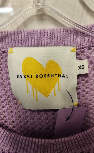 Kerri Rosethal Women's Size XS Purple Sweater