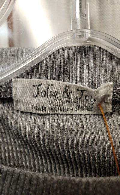 Jolie & Joy Women's Size S Gray Short Sleeve Top