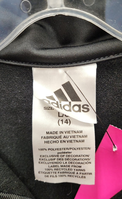Adidas Boy's Size 14 Black Jacket