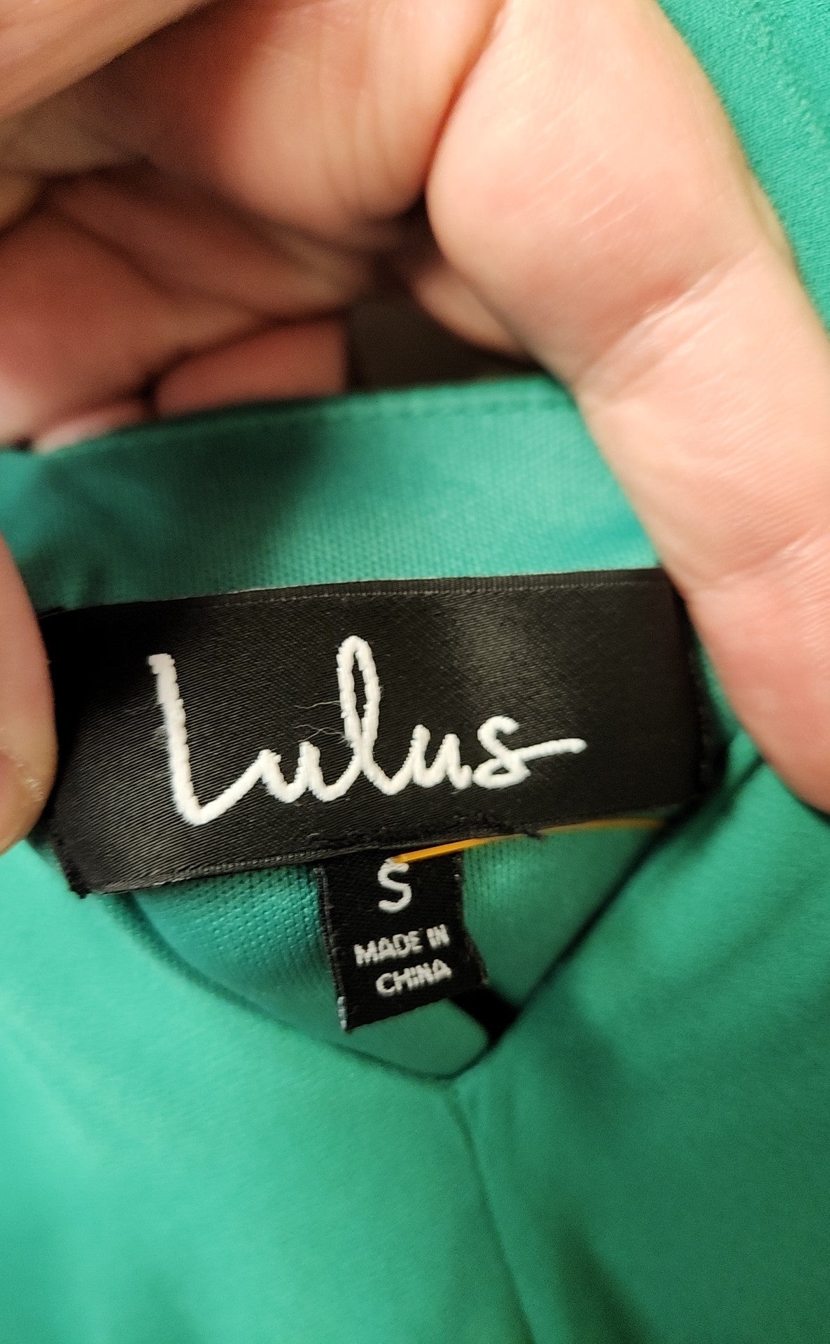 Lulus Women's Size S Green Dress