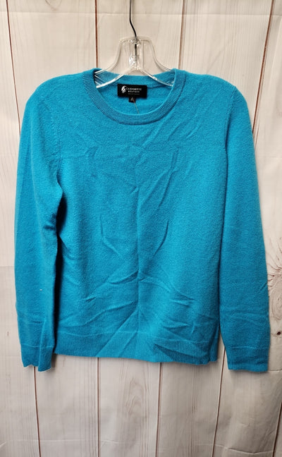 Cashmere Boutique Women's Size S Blue Cashmere Sweater