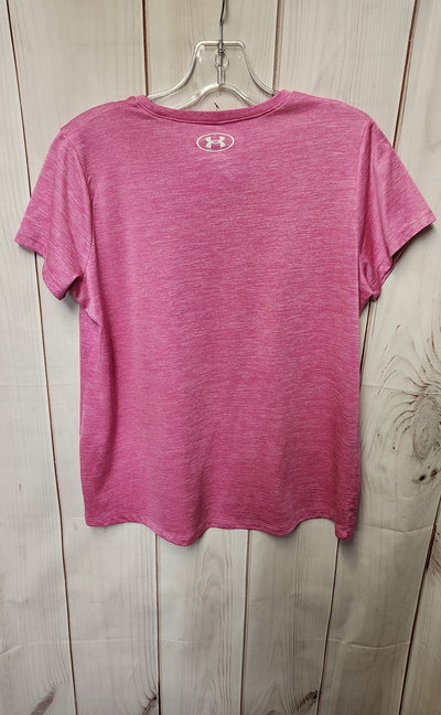 Under Armour Girl's Size 18/20 Pink Shirt
