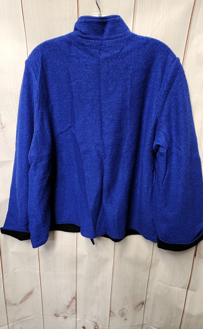 Chico's Women's Size 3 = US XL Blue Cardigan