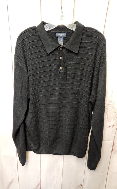 Dockers Men's Size XL Black Knit Shirt