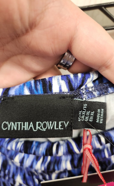 Cynthia Rowley Women's Size XL Blue Skirt