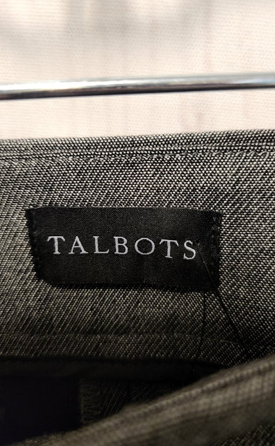 NWT Talbots Women's Size 14 Petite Gray Pants Chatham Ankle Pant