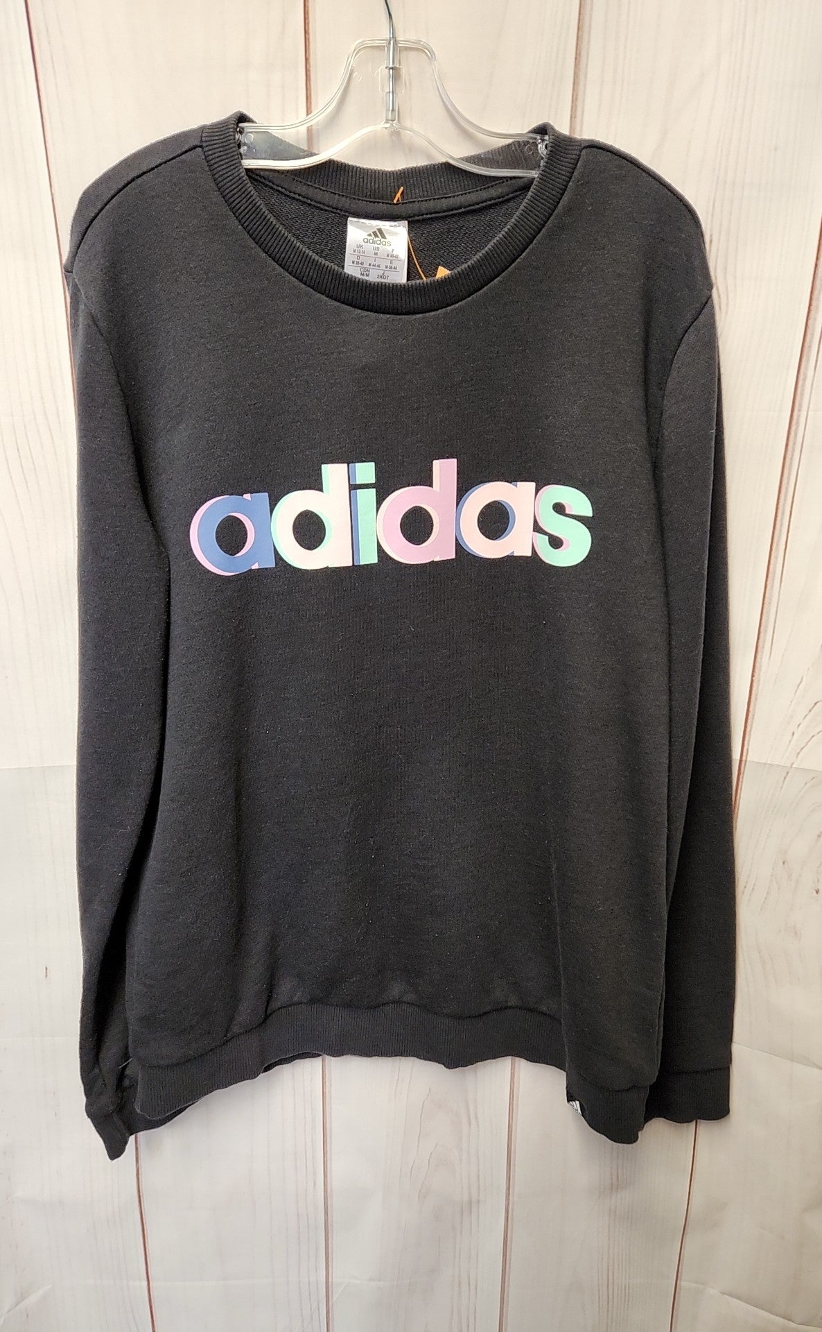 Adidas Girl's Size 10/12 Black Sweatshirt