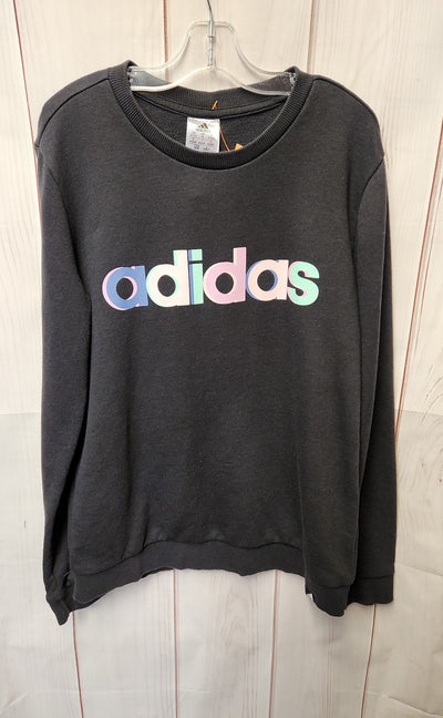 Adidas Girl's Size 10/12 Black Sweatshirt