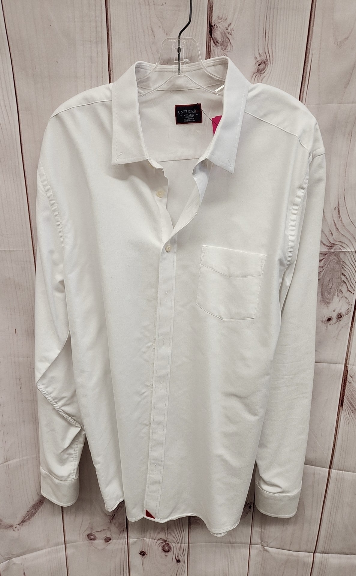 Untuckit Men's Size XXL White Shirt