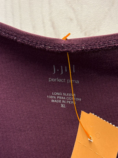 J Jill Women's Size XL Purple Long Sleeve Top
