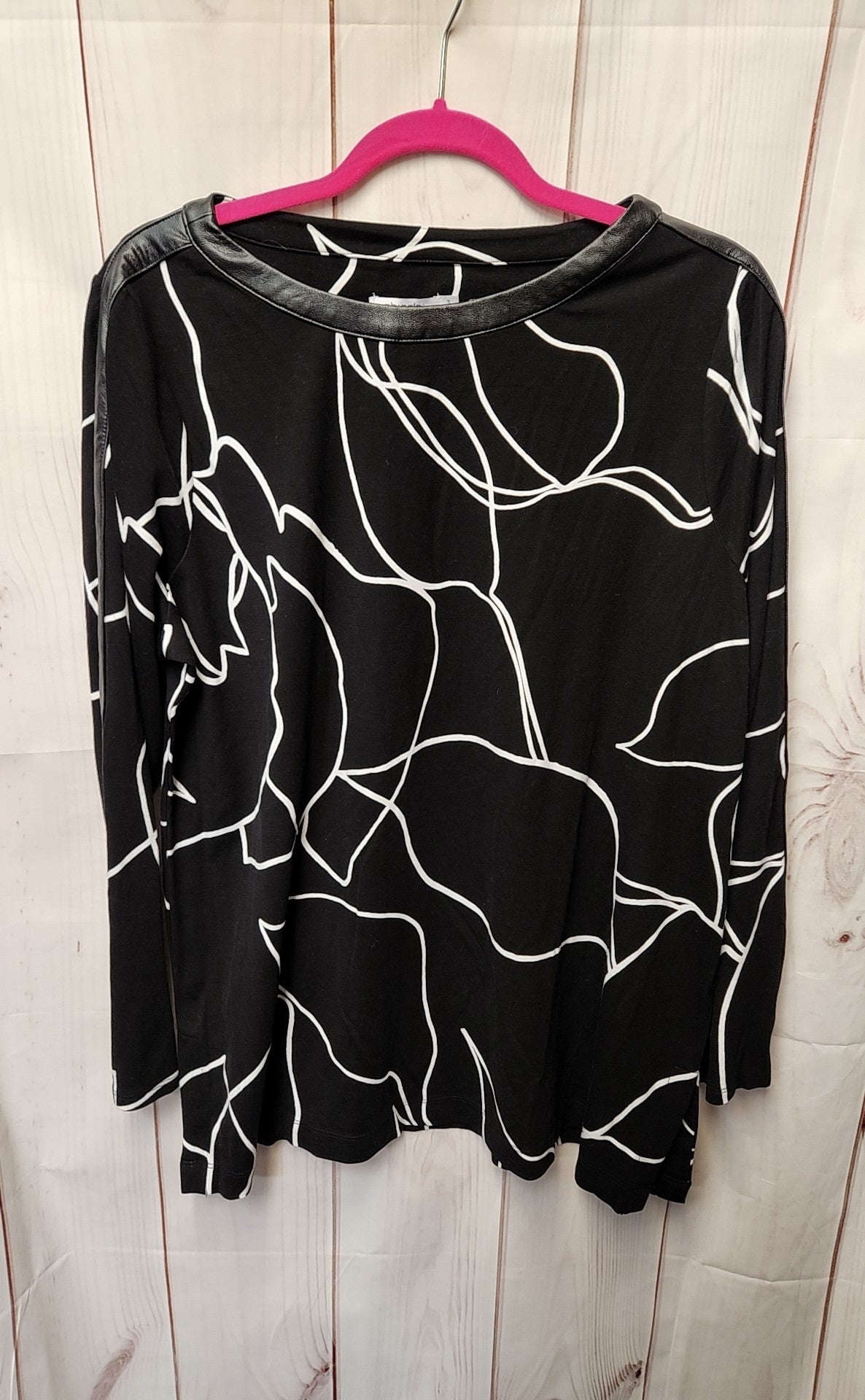 Chico's Women's Size 3 = US XL Black Long Sleeve Top