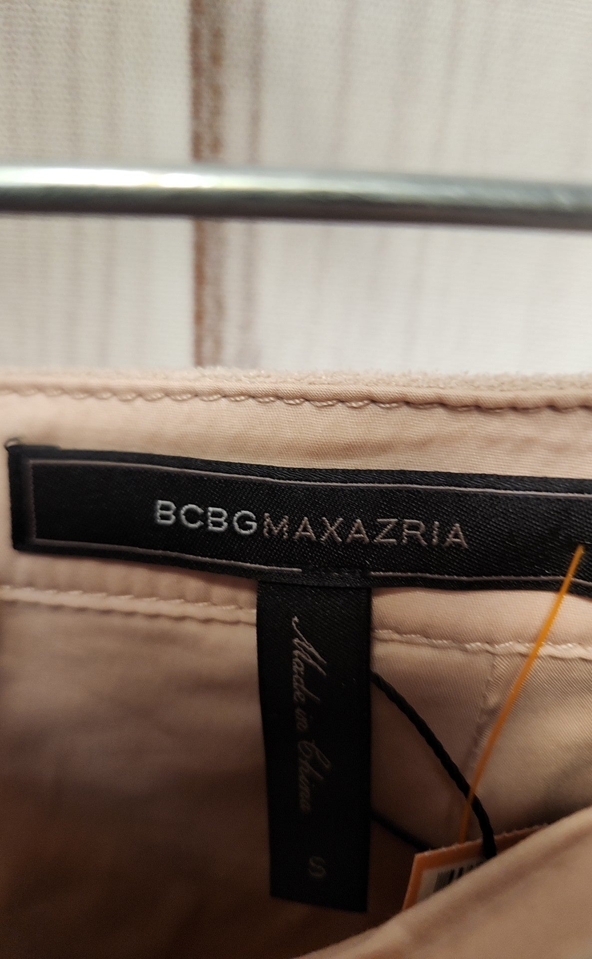 BCBG Maxazria Women's Size S Peach Skirt