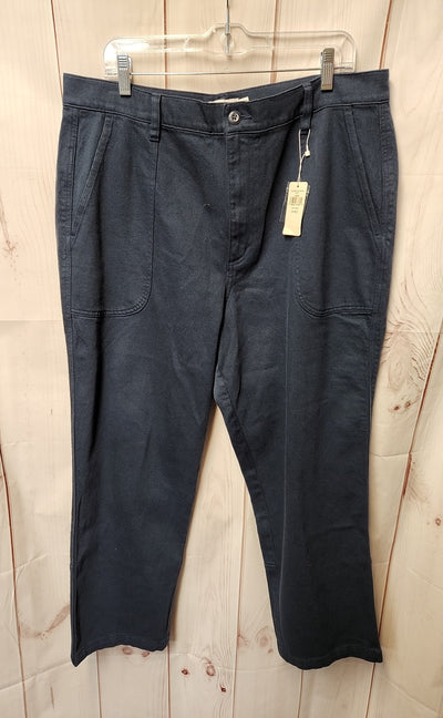 NWT LL Bean Women's Size 34 (18/1X) Navy Jeans