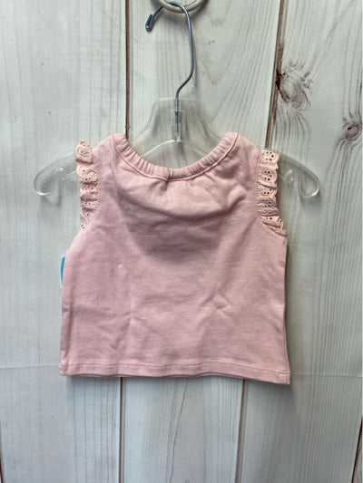 NWT Cherokee Girl's Size 3 Months Pink Shirt