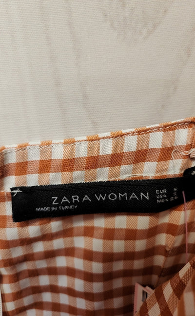 Zara Women's Size S Orange Dress