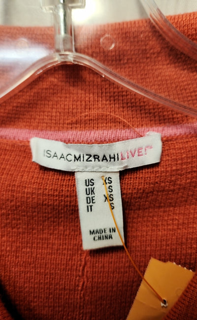 Isaac Mizrahi Live Women's Size XS Coral Cardigan