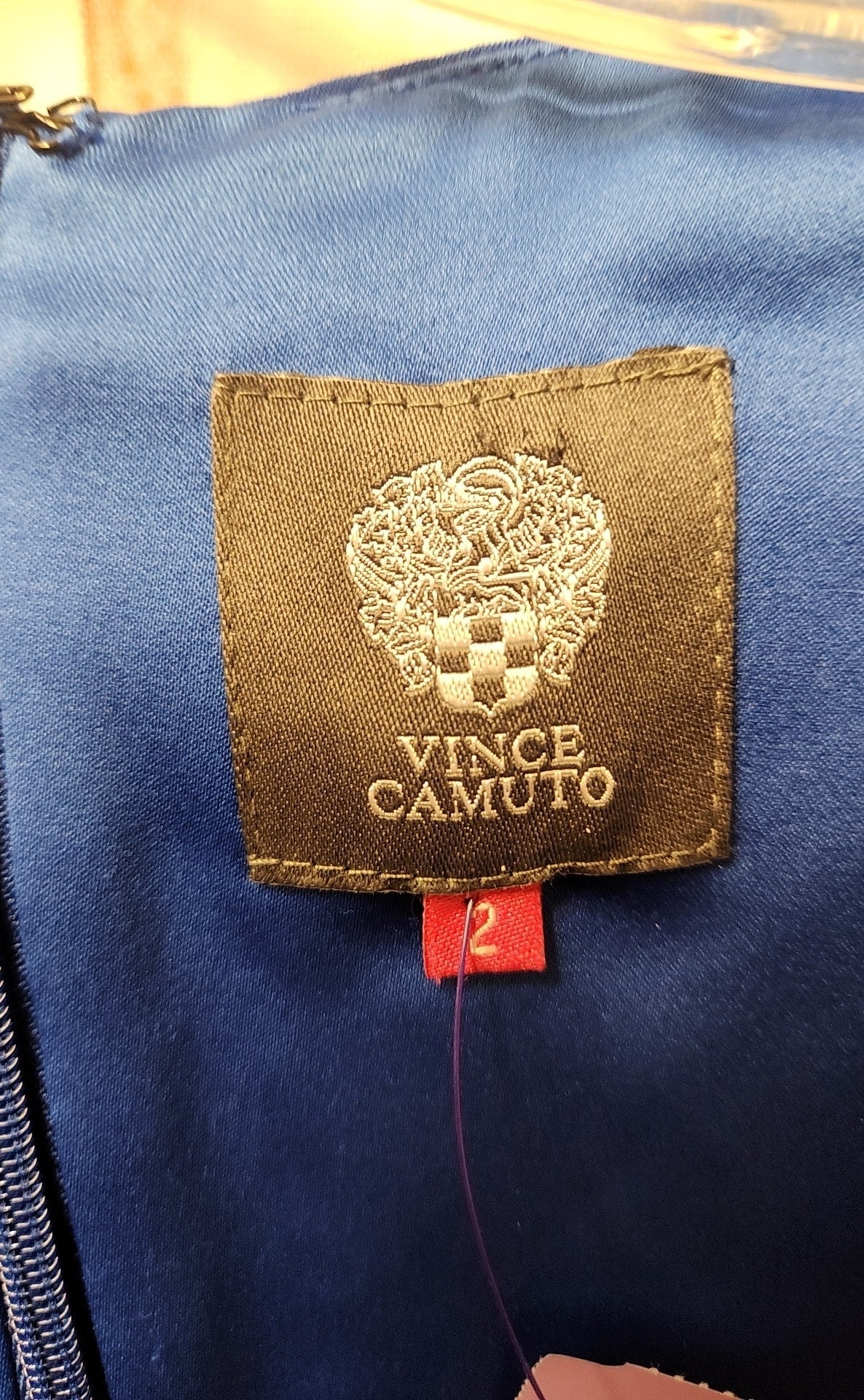 Vince Camuto Women's Size 2 Blue Dress