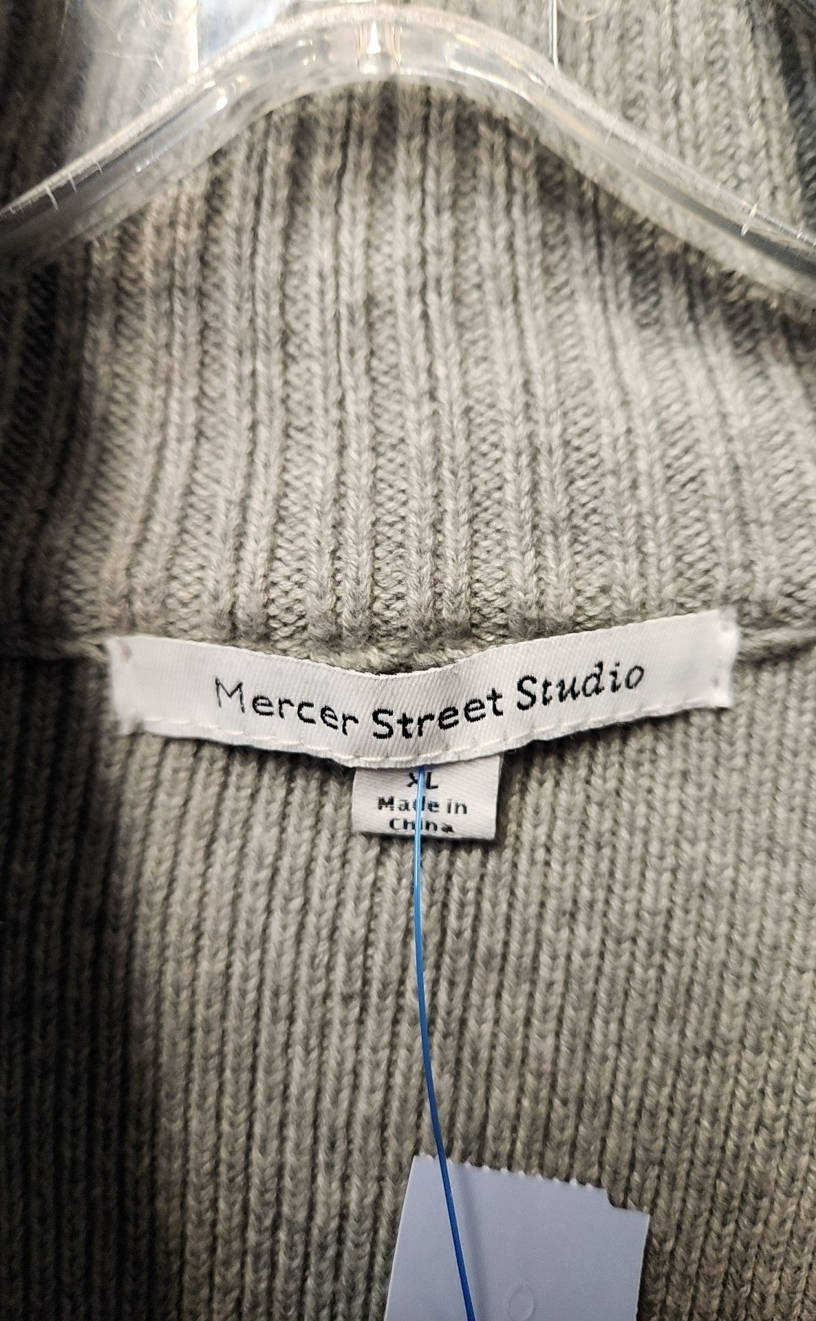 Mercer Street Studio Women's Size XL Gray Cardigan