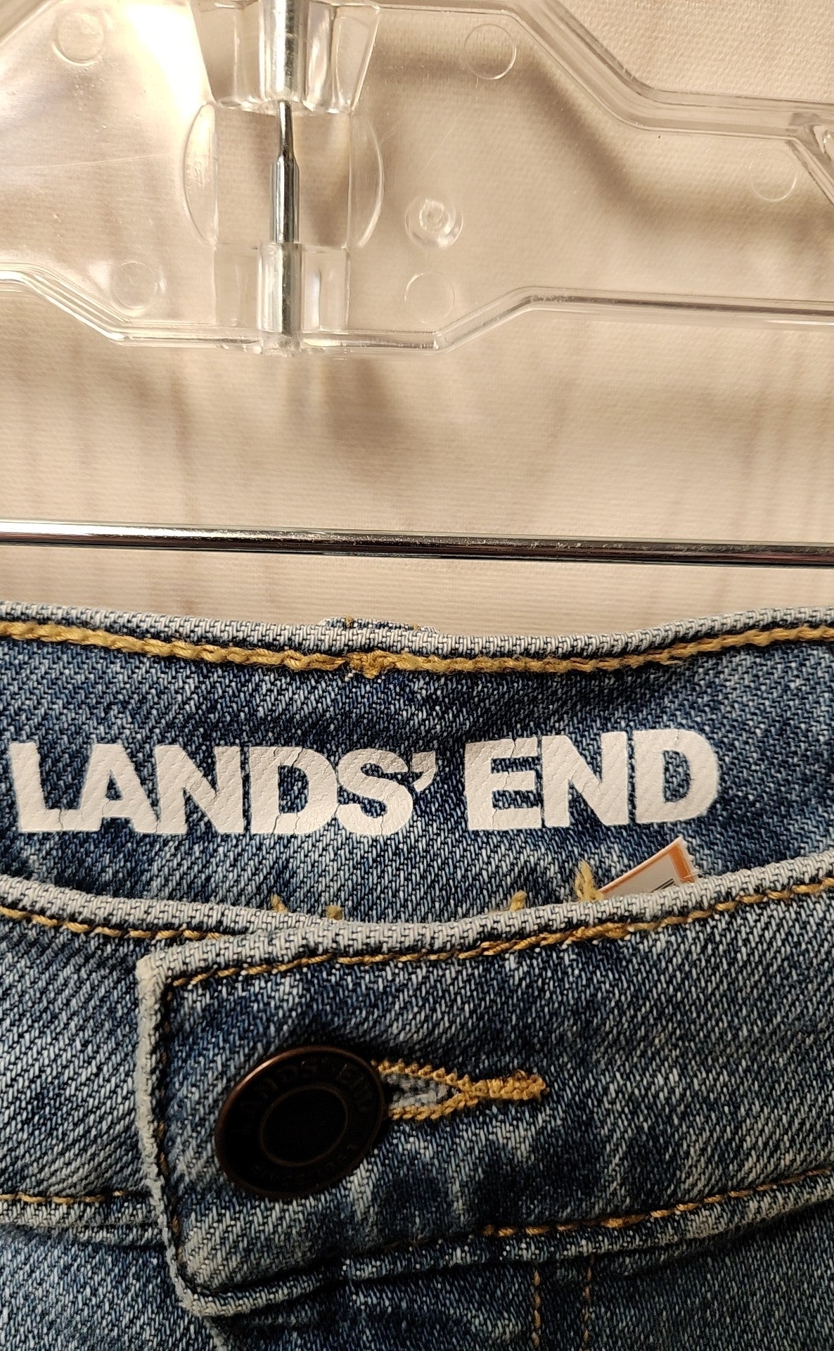 Lands End Women's Size 31 (11-12) Blue Jeans
