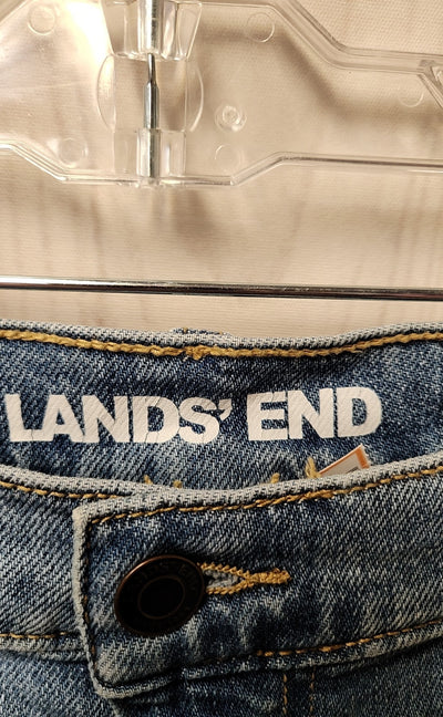 Lands End Women's Size 31 (11-12) Blue Jeans