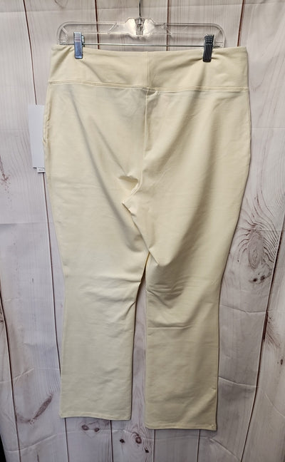 NWT Women with Control Women's Size L White Pants