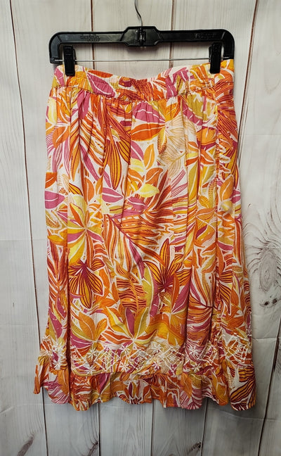 C&C California Women's Size M Pink Floral Skirt