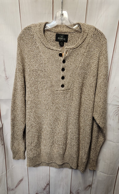 Red Head Men's Size L Tall Tan Sweater