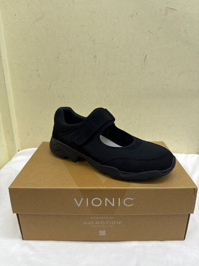 NIB Vionic Women's Size 7-1/2 Black Flats Shoes