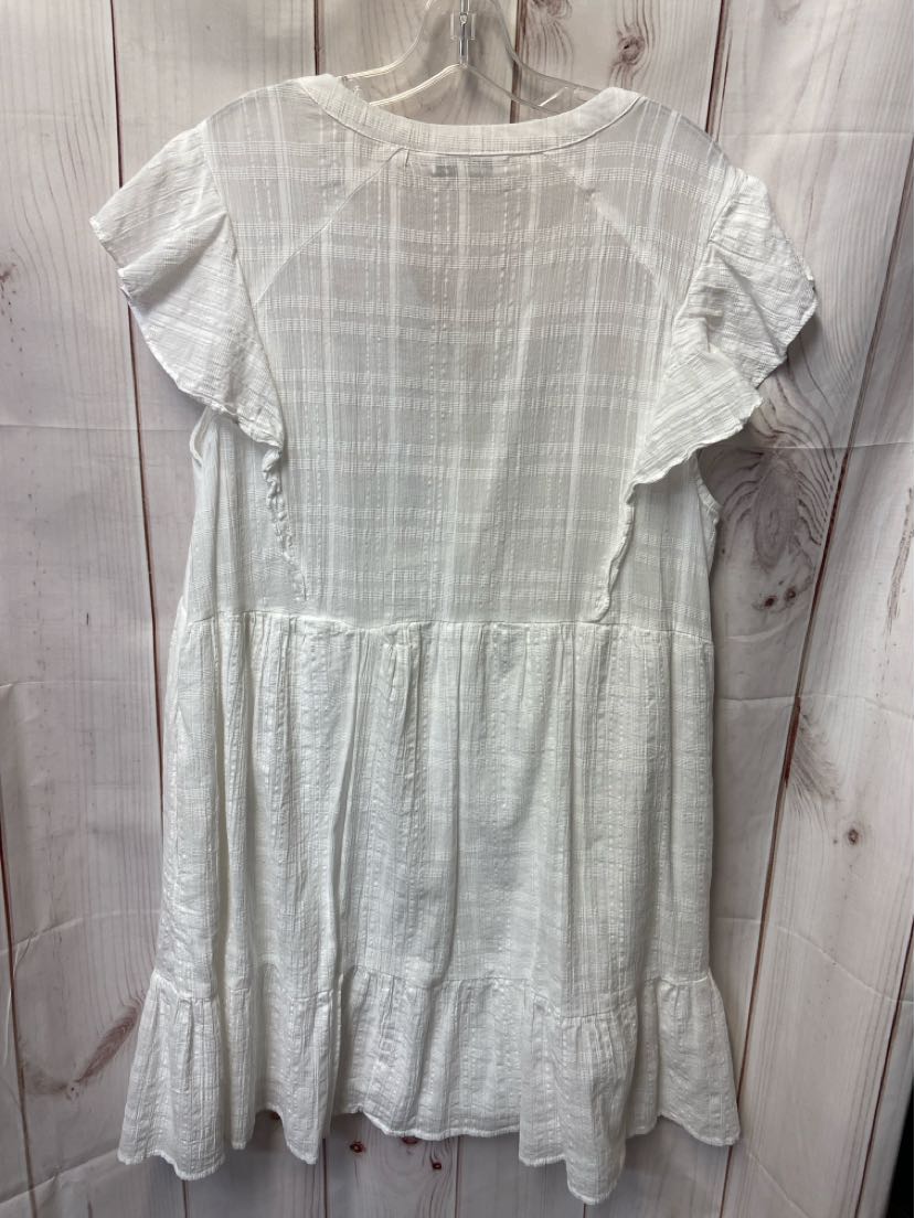 Sonoma Women's Size 2X White Floral Dress