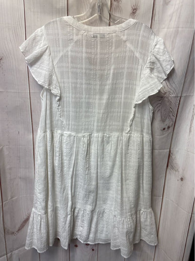 Sonoma Women's Size 2X White Floral Dress