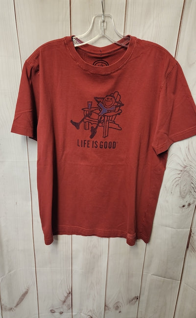 Life Is Good Men's Size M Red Shirt