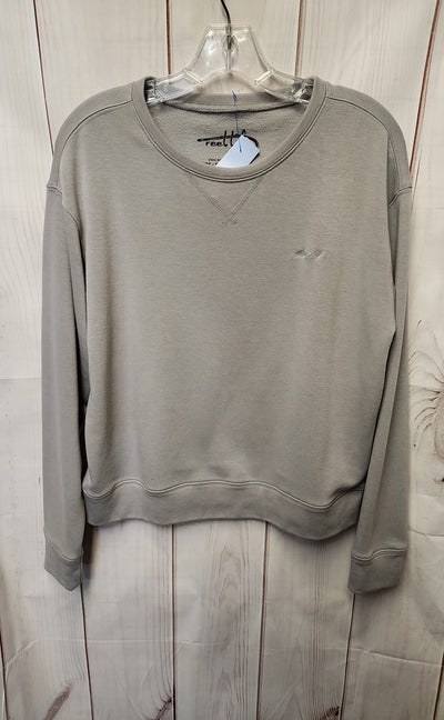 Reel Life Women's Size XL Gray Sweatshirt